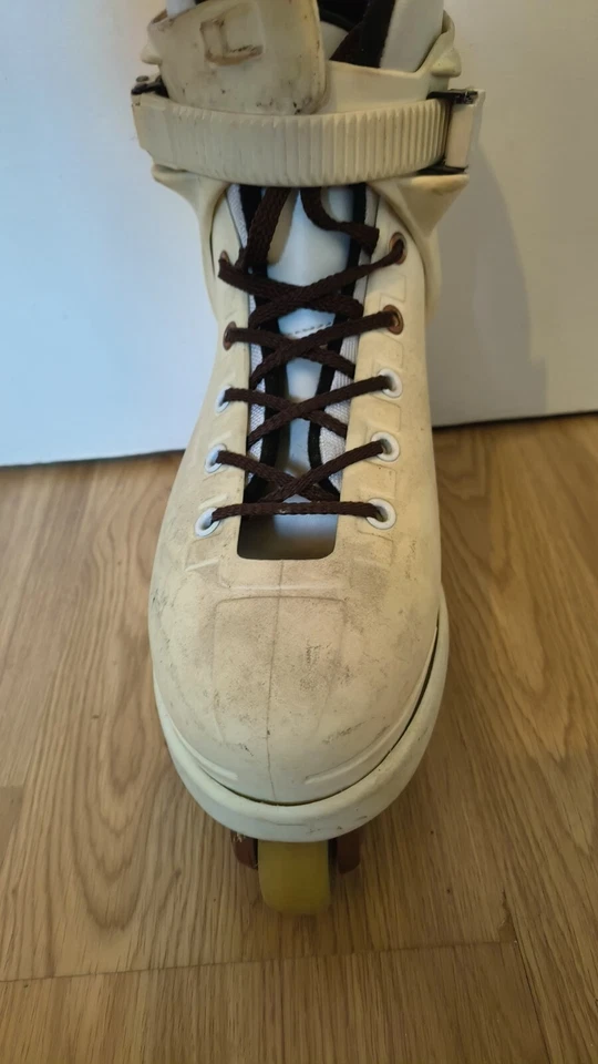 Razors Cult White Copper Aggressive Inline Skates -Boot UK 10-Liners 9 GCframes  - Image 4 of 4