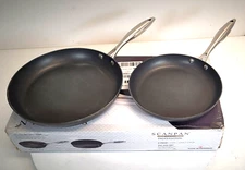 Scanpan Professional 2-Piece Fry Pan Set 9.5 in & 11 in -minor damage- FREE S/H