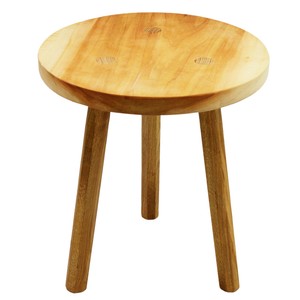 Details About Small Wooden Stool Milking Seat Shabby Chic Traditional Chair