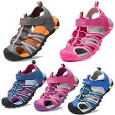 Boys Girls Sports Sandals Protective Closed Toe Outdoor Hiking Sandals