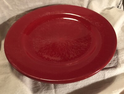 Waechtersbach Fun Factory Germany Freestyle Red Cherry 11 inch Dinner  Plates