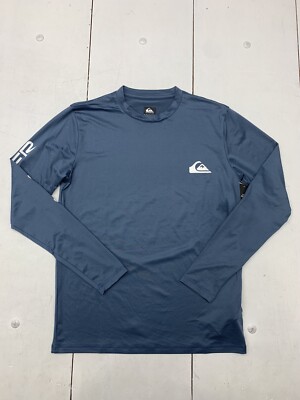 Quicksilver Mens Blue Long Sleeve Shirt Size XS
