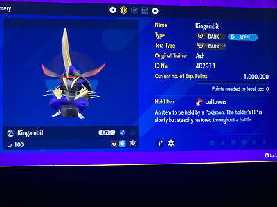 KINGAMBIT SHINY 6IV Any Item Ready for Competitive Battle -  Sweden