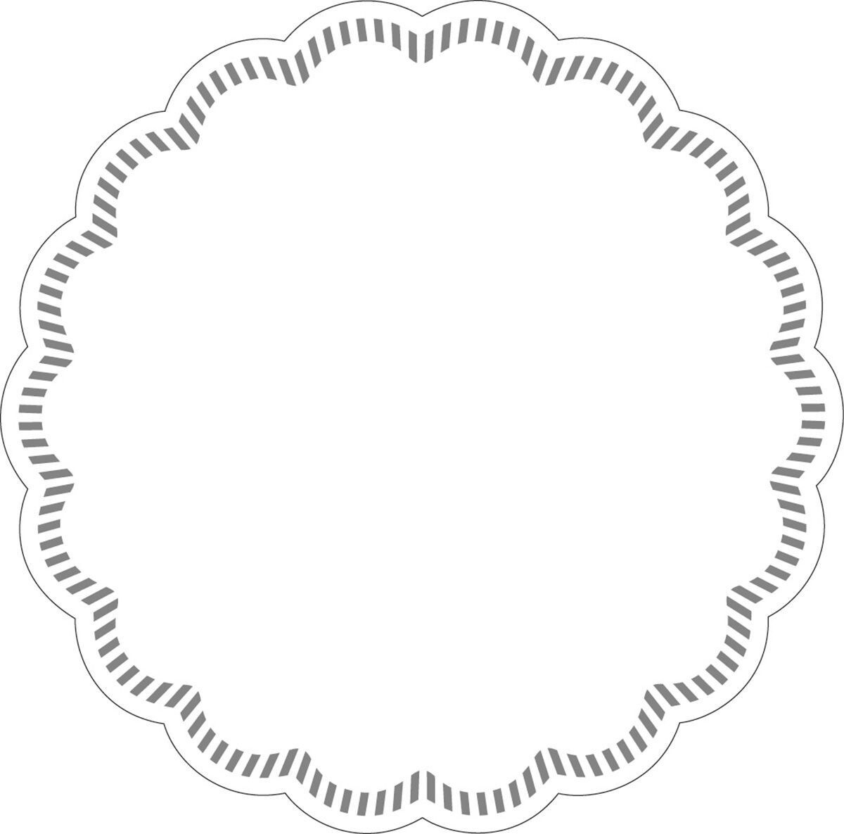 Tissue Deckchen in Weiss, Ø 90 mm, 250 Stück - Mank - Untersetzer aus Papier