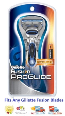 Gillette Fusion Proglide Power Razor Blade Refill Cartridge Shaver Handle USA