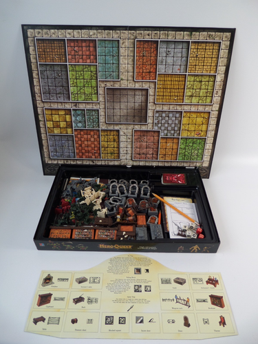 Vintage 1989 Hero Quest Milton Bradley Brettspielsystem unvollständiges Set - Bild 24 von 24