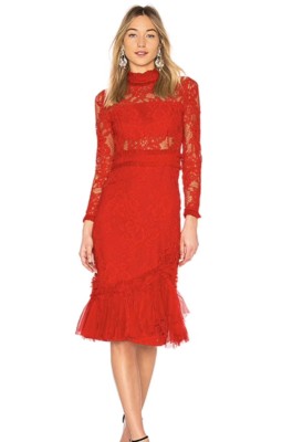 75% Off Authentic ALEXIS Anabella Lace Midi Dress $660 - Red/White/Black XS | eBay 75% Off Authentic ALEXIS Anabella Lace Midi Dress $660 - Red/White/Black XS | eBay