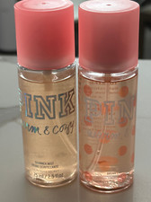 Victoria's Secret PINK Warm Cozy Body Mist Shimmer Mist 2.5 fl oz Bundle