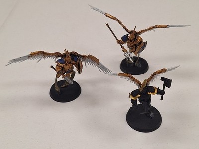 Warhammer AoS STORMCAST ETERNALS PROSECUTORS (3) oop painted built AC572619