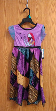 5T NEW Nightmare Before Christmas Sally Toddler Girl's Costume Nightgown Gown