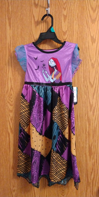 5T NEW Nightmare Before Christmas Sally Toddler Girl's Costume Nightgown Gown