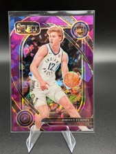 2024-25 Select - Johnny Furphy #297 Courtside Purple Cracked Ice Prizm 8/99 - RC