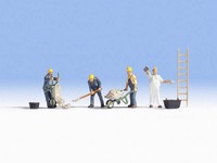 Noch 15055 Maurer, Figuren-Set, Spur H0