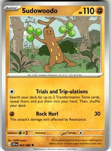 Sudowoodo 043/086 Chaos Rising Uncommon