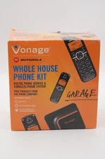 Vonage Motorola VDV23-CVR Whole House Phone Kit with 3 Handsets