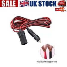 New 5M Car Cigarette Lighter 12V Extension Cable Adapter Socket Charger Lead UK