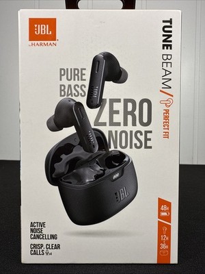 JBL Tune Beam Pure Bass Zero Noise Perfect Fit Wireless Earbuds