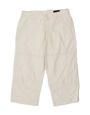 GAS Mens Straight Chino Trousers W33 L21 White KQ13