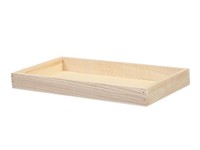 Holz Tablett Rechteckig 28X15Cm Geschenk Unterlage Deko Schale Kerzen Teller