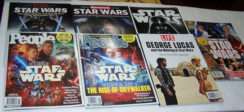 Seven Star Wars Margazines: Time, Life, People, Newsweek