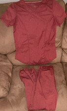 Scrubstar Ultimate Medical Scrubs Set XS Red ...