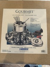 Tramontina Colección Gourmet 16 Piezas Chef's 2 Cuartos Juego de Fondue Hecho en Brasil.
