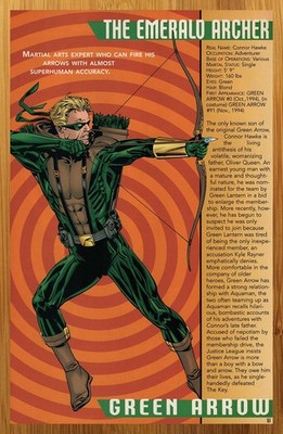 1997 DC Comics Green Arrow Connor Hawke Print Ad/Poster Superhero Wall Art 90s