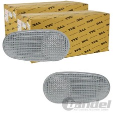 2X TYC BLINKER WEIß BEIDSEITIG PASSEND FÜR ALFA ROMEO 147 GT MITO FIAT BRAVO