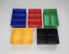 STOREHOUSE 20-Bin Medium Portable Parts Storage Case Bins With Dividers