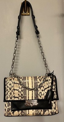 Michael Kors Cece Medium Snakeskin Shoulder Bag.