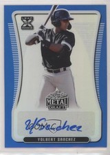 2020 Leaf Metal Draft Blue Rainbow 16/35 Yolbert Sanchez #BA-YS1 Auto 4z8