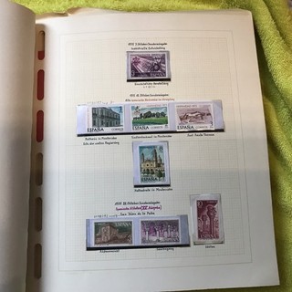 Spanien Sammlung Teil 2 Postfrisch Selbstgest. Vordruckalbum Ab 1975 Mit Anmerku