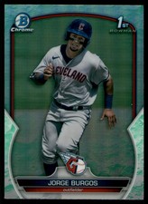 2023 Bowman #BCP-98 Jorge Burgos Chrome Prospects Lunar Glow Refractors