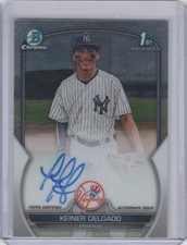 2023 Bowman Baseball Chrome Keiner Delgado Auto #CPA-KD 1st Prospect