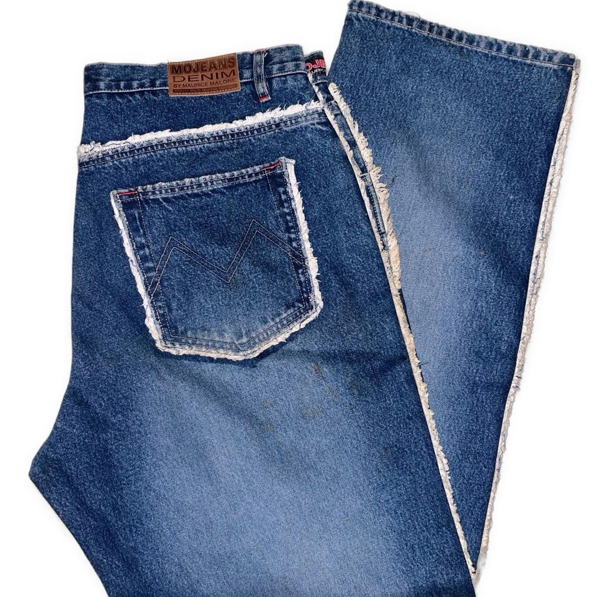 Vintage MOJEANS Denim Maurice Malone Wide Leg Baggy Skate Jeans