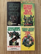 TMNT VHS Movie Lot 4 Teenage Mutant Ninja Tur...