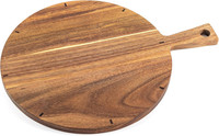 Hanseküche Pizzateller Holz – Rundes Pizzabrett Aus Akazienholz, 31 Cm Durchmess