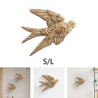 Swallow Wall Sculpture Wall Art Ornament Crafts Artwork Decoration Resin