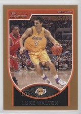 2007-08 Bowman Draft Picks & Stars Bronze 314/399 Luke Walton #44 b4y