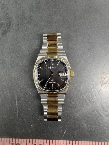 Bulova Super Seville 98B458 Precisionist 262kHz Black Two Tone Sapphire Watch