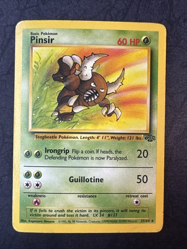 Pinsir 25/64 Jungle Pokemon