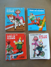 KIRI LE CLOWN 4 mini albums Gautier-Languereau - 11 x 8,5 cm   1966-1970  ORTF