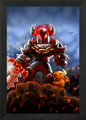 Kingdom Rush Vengeance TD Framed Wall Art Poster Canvas Print Picture