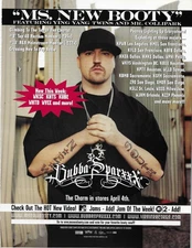 BUBBA SPARXXX Vintage Booty 2006 PROMO TRADE AD Poster for Charm CD 8.5x11 MINT