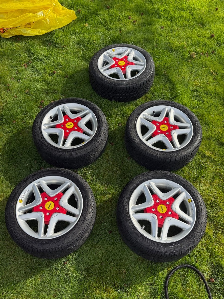 4x100 MOMO FERRARI WHEELS RED 15x7J ET38 JDM WORK SSR BBS WEDS NA