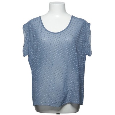 Custommade, Top, Größe: 40, Blau, Seide/Viskose, Gepunktet, Damen #zWD