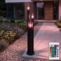 Stehlampe AußEnleuchte Standleuchte Gartenlampe Fernbedienung Dimmer Rgb Led