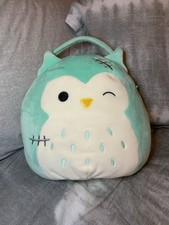 Squishmallows Holly the Mummy Owl Halloween Treat Pail 10  - NO BIO TAG