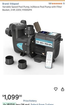 Vidapool 3hp Pump
