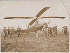 Cierva Autogiro Early Aviation Farnborough UK Demo 1925 - Original Press Photo — photo 1